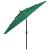 Umbrelă de soare 3 niveluri, stâlp de aluminiu, verde, 3,5 m GartenMobel Dekor