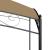 Pavilion, gri taupe, 3x3x2,65 m, 180 g/m² GartenMobel Dekor