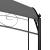 Pavilion, antracit, 3 x 3 x 2,65 m, 180 g/m² GartenMobel Dekor