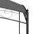 Pavilion, antracit, 3 x 4 x 2,65 m, 180 g/m² GartenMobel Dekor