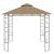 Pavilion, gri taupe, 3x3x2,7 m, 160 g/m² GartenMobel Dekor