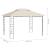 Pavilion, crem, 4x3x2,7 m, 160 g/m² GartenMobel Dekor