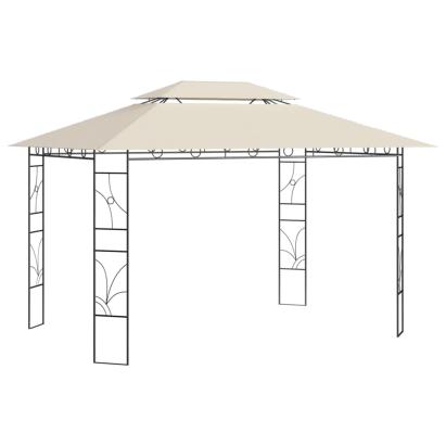 Pavilion, crem, 4x3x2,7 m, 160 g/m² GartenMobel Dekor