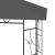 Pavilion, antracit, 4x3x2,7 m, 160 g/m² GartenMobel Dekor