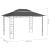Pavilion, antracit, 4x3x2,7 m, 160 g/m² GartenMobel Dekor