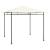 Pavilion, crem, 3x3x2,7 m, 180 g/m² GartenMobel Dekor