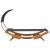 Pat de exterior cu baldachin antracit 100x200x126 cm lemn masiv GartenMobel Dekor