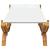 Pat de exterior, crem, 100x188,5x44 cm, lemn masiv curbat GartenMobel Dekor