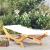 Pat de exterior, crem, 100x188,5x44 cm, lemn masiv curbat GartenMobel Dekor