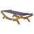 Pat de exterior, antracit, 100x188,5x44 cm, lemn masiv curbat GartenMobel Dekor