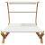 Pat de exterior cu baldachin, crem, 165x203x138 cm, lemn masiv GartenMobel Dekor