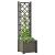 Jardinieră de grădină cu spalier, antracit, 43x43x142 cm, PP  GartenMobel Dekor