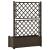 Jardinieră de grădină cu spalier, cafeniu, 100 x 43 x 142 cm PP GartenMobel Dekor
