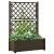Jardinieră de grădină cu spalier, cafeniu, 100 x 43 x 142 cm PP GartenMobel Dekor