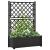 Jardinieră de grădină cu spalier, antracit, 100x43x142, PP GartenMobel Dekor