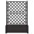 Jardinieră de grădină cu spalier, antracit, 100x43x142, PP GartenMobel Dekor