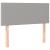 Pat box spring cu saltea, gri deschis, 90x190 cm, textil GartenMobel Dekor