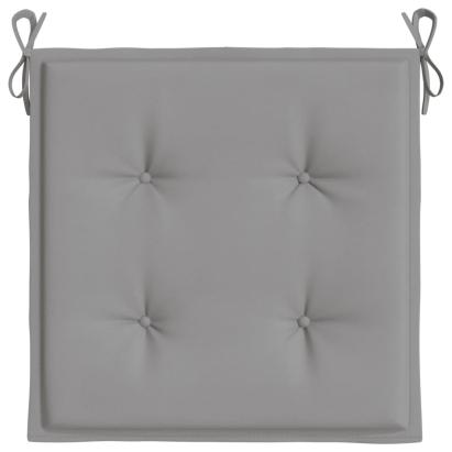 Perne scaune grădină 2 buc. gri 40x40x3 cm țesătură Oxford GartenMobel Dekor
