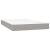 Pat box spring cu saltea, gri deschis, 120x200 cm, textil GartenMobel Dekor