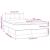 Pat box spring cu saltea, gri deschis, 120x200 cm, textil GartenMobel Dekor