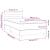 Pat box spring cu saltea, gri deschis, 80x200 cm, textil GartenMobel Dekor