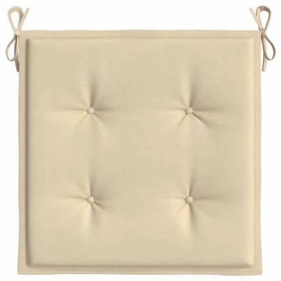 Perne scaune grădină 6 buc. bej 40x40x3 cm țesătură Oxford GartenMobel Dekor