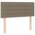 Pat box spring cu saltea, gri taupe, 80x200 cm, textil GartenMobel Dekor