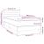 Pat box spring cu saltea, crem, 80x200 cm, textil GartenMobel Dekor