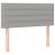 Pat box spring cu saltea, gri deschis, 100x200 cm, textil GartenMobel Dekor