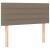 Pat box spring cu saltea, gri taupe, 100x200 cm, textil GartenMobel Dekor