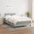 Pat box spring cu saltea, gri deschis, 120x200 cm, textil GartenMobel Dekor