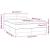 Pat box spring cu saltea, albastru, 140x200 cm, textil GartenMobel Dekor