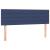 Pat continental cu saltea, albastru, 140x200cm, material textil GartenMobel Dekor