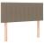 Pat box spring cu saltea, gri taupe, 80x200 cm, textil GartenMobel Dekor