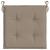 Perne scaune grădină 6 buc. gri taupe 40x40x3cm țesătură Oxford GartenMobel Dekor