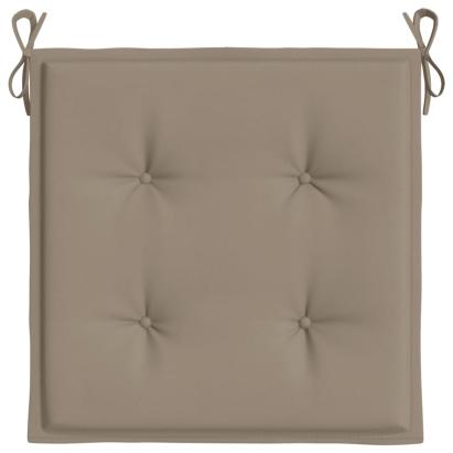 Perne scaune grădină 6 buc. gri taupe 40x40x3cm țesătură Oxford GartenMobel Dekor