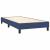 Pat box spring cu saltea, albastru, 100x200 cm, textil GartenMobel Dekor