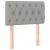 Pat box spring cu saltea, gri deschis, 80x200 cm, textil GartenMobel Dekor