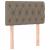 Pat box spring cu saltea, gri taupe, 80x200 cm, textil GartenMobel Dekor