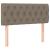 Pat box spring cu saltea, gri taupe, 90x190 cm, textil GartenMobel Dekor