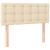 Pat box spring cu saltea, crem, 80x200 cm, textil GartenMobel Dekor