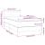 Pat box spring cu saltea, negru, 100x200 cm, textil GartenMobel Dekor