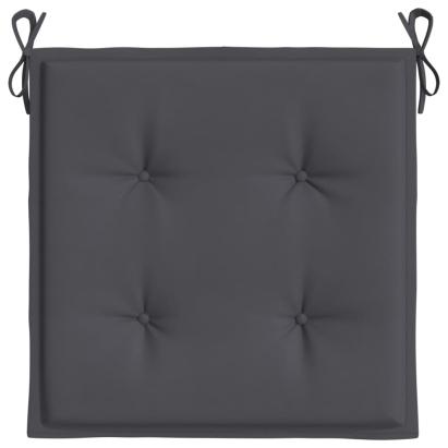Perne scaune grădină 4 buc. antracit 50x50x3 cm țesătură Oxford GartenMobel Dekor