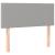 Pat box spring cu saltea, gri deschis, 80x200 cm, textil GartenMobel Dekor