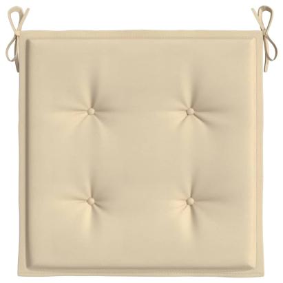 Perne scaune de grădină 4 buc. bej 50x50x3 cm țesătură Oxford GartenMobel Dekor