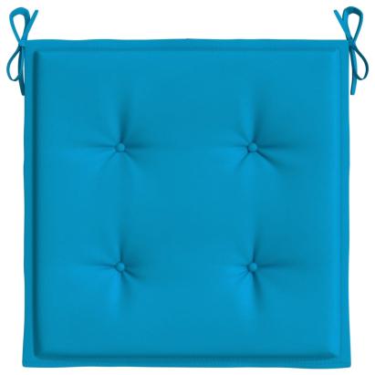 Perne scaune grădină 4 buc. albastru 50x50x3 cm țesătură Oxford GartenMobel Dekor