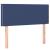 Pat box spring cu saltea, albastru, 100x200 cm, textil GartenMobel Dekor