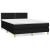 Pat box spring cu saltea, negru, 140x200 cm, textil GartenMobel Dekor