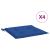 Perne scaune grădină 4 buc. albastru 50x50x3 cm țesătură Oxford GartenMobel Dekor