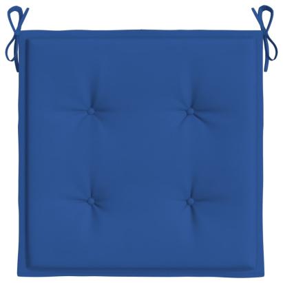 Perne scaune grădină 4 buc. albastru 50x50x3 cm țesătură Oxford GartenMobel Dekor